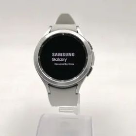 【中古】SAMSUNG Galaxy Watch4 Classic 46mm SM-R890NZSAXJP シルバー【ECセンター】保証期間１ヶ月【ランクC】