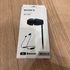 SONY ソニー WI-C200 ブラック イヤホン カナル型