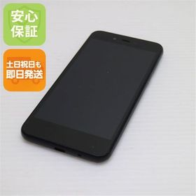 安心保証 美品 702SH AQUOS sense basic ブラック 本体 白ロム