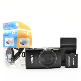 ＜並品＞ Canon IXY 650 ブラック｜コンパクトデジタルカメラ｜光学12倍ズーム｜全機能正常｜液晶小傷あり