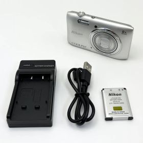 ニコン Nikon デジタルカメラ デジカメ COOLPIX S3600 CRYSTAL SILVER [クリスタルシルバー]【中古】【非常に良い】【20395676-080209】