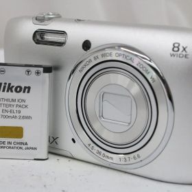 【返品保証】 ニコン Nikon COOLPIX S3600 8x バッテリー付き コンパクトデジタルカメラ T479
