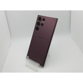 【中古】SAMSUNG docomo 【SIMフリー】 Galaxy S22 Ultra バーガンディ 12GB 256GB SC-52C【新橋烏森通り】保証期間１ヶ月【ランクC】