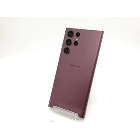 【中古】SAMSUNG docomo 【SIMフリー】 Galaxy S22 Ultra バーガンディ 12GB 256GB SC-52C【府中ル・シーニュ】保証期間１ヶ月【ランクB】