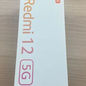 未使用 美品 Xiaomi シャオミ Redmi 12 スマホ 本体 5G対応 128GB SIMフリー ポーラーシルバー XIG03 XIG03SSA スマホ