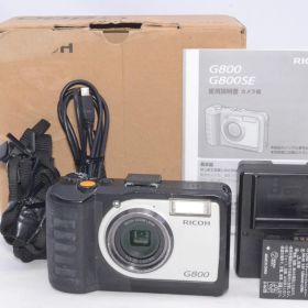 RICOH G800 デジタルカメラ 28mm 防水5m 耐衝撃2m 元箱・充電器等付 レンズスレ