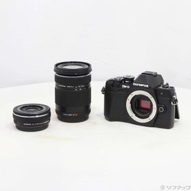 (中古)OLYMPUS OM-D E-M10 Mark III EZダブルズームキット ブラック(262-ud)