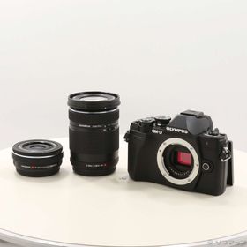 (中古)OLYMPUS OM-D E-M10 Mark III EZダブルズームキット ブラック(198-ud)