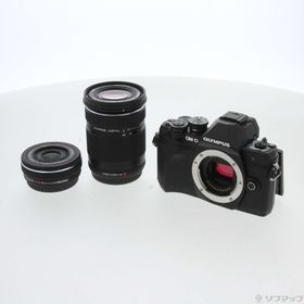 (中古)OLYMPUS OM-D E-M10 Mark III EZダブルズームキット ブラック(344-ud)
