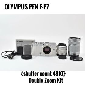 オリンパス OLYMPUS PEN E-P7 ミラーレス一眼カメラ ダブルズーム