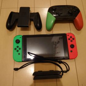 Nintendo Switch 本体 ネオンカラー プロコン付き