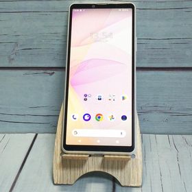 au Xperia 10 III SOG04 ホワイト SONY 本体 白ロム SIMロック解除済み SIMフリー 美品 A636973