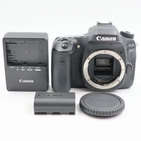 ■シャッター数39545枚！極上品■ Canon EOS 80D ボディ ブラック デジタル一眼レフカメラ キヤノン
