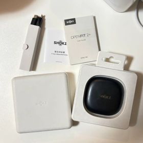 SHOKZ OpenFit 2 ブラック ワイヤレスイヤホン 箱・保証書付