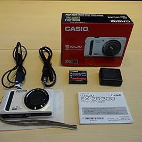 【中古】CASIO デジタルカメラ EXILIM 1610万画素 光学ズーム12.5倍 EX-ZR300WE