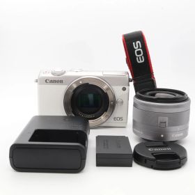 Canon EOS M100 EF-M15-45 IS STM レンズキット(ホワイト) 〔Canon EF-M マウント〕