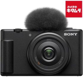 ソニー VLOGCAM ZV-1F B ブラック SONY コンパクトデジタルカメラ Vlog対応 4K動画撮影 高画質 自撮り Wi-Fi搭載