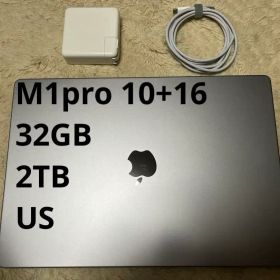 MacBook Pro M1Pro 16インチ 32GB 2TB US配列