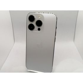 【中古】Apple au 【SIMフリー】 iPhone 14 Pro 128GB シルバー MQ013J/A【吉祥寺】保証期間１ヶ月【ランクC】