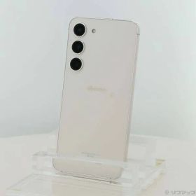 ソフマップ 〔中古品〕 Galaxy S23 256GB クリーム SC-51D docomo SIMフリー【349】