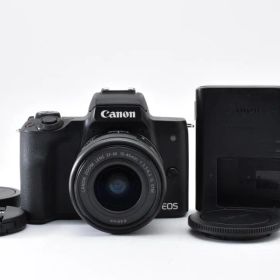 ■美品■Canon キヤノン EOS Kiss M ブラック レンズキット