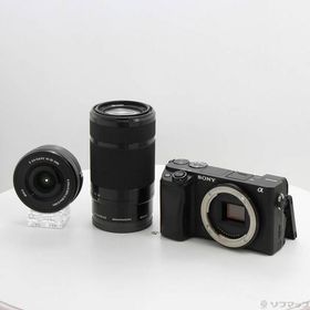 〔中古〕SONY(ソニー) α6400 ILCE-6400Y ダブルズームレンズキット ブラック〔368-ud〕