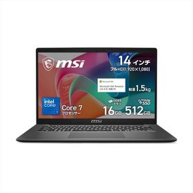 MSI Modern 14 F1MX Modern-14-F1MXG-5223JP プラチナグレイ 14インチ ノートPC Core 7 150U 16GB SSD512GB Office付【新品】