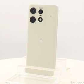 (中古)Motorola motorola edge 50s pro 256GB バニラクリーム MOSAH3 Softbank SIMフリー(269-ud)
