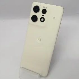 【中古】MOTOROLA SoftBank 【SIMフリー】 motorola edge 50s pro バニラクリーム 8GB 256GB A402MO【川越クレアモール】保証期間１ヶ月