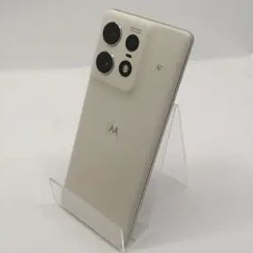 【中古】MOTOROLA SoftBank 【SIMフリー】 motorola edge 50s pro バニラクリーム 8GB 256GB A402MO【宇田川】保証期間１ヶ月【ランクB】