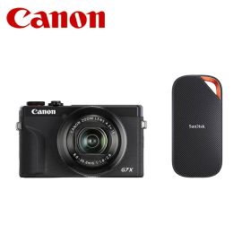 【セット商品】Canon キヤノン デジタルカメラ PowerShot G7 X Mark III ＋ SanDisk Extreme PRO with USB4 2TB SDSSDE82-2T00-J25【おひとり様1台限り】※2026年10月上旬発送予定