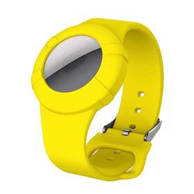 Airtag用 ブレスレット AirTag互換 バンド 子供用 ソフトシリコン付き 紛失防止 子供 高齢者用 バックル調整可
