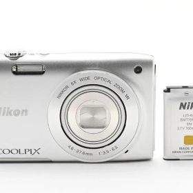 良品★ニコン Nikon COOLPIX S3300 シルバー #1433