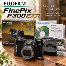 FUJIFILM FinePix F300EXR ブラック 外箱付 動作確認済