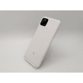 【中古】Google SoftBank 【SIMロック解除済み】 Pixel 4a (5G) Cleary White 6GB 128GB G025H【広島本通】保証期間１ヶ月【ランクC】
