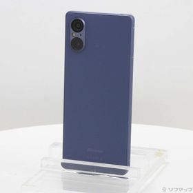 (中古)SONY Xperia 5 V 128GB ブルー SO-53D docomo SIMフリー(368-ud)