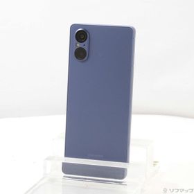 (中古)SONY Xperia 5 V 128GB ブルー SO-53D docomo SIMフリー(198-ud)