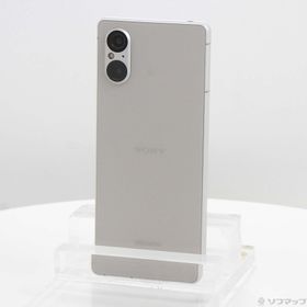(中古)SONY Xperia 5 V 128GB プラチナシルバー SO-53D docomo SIMフリー(344-ud)