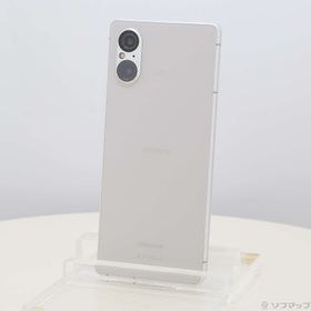 (中古)SONY Xperia 5 V 128GB プラチナシルバー SO-53D docomo SIMフリー(352-ud)