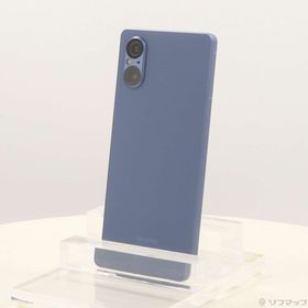 (中古)SONY Xperia 5 V 128GB ブルー SO-53D docomo SIMフリー(377-ud)