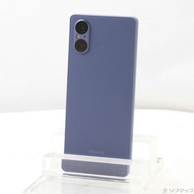 (中古)SONY Xperia 5 V 128GB ブルー SO-53D docomo SIMフリー(198-ud)