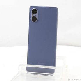 (中古)SONY Xperia 5 V 128GB ブルー SO-53D docomo SIMフリー(198-ud)