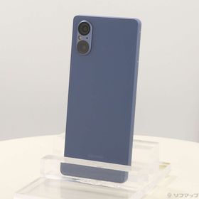 (中古)SONY Xperia 5 V 128GB ブルー SO-53D docomo SIMフリー(349-ud)