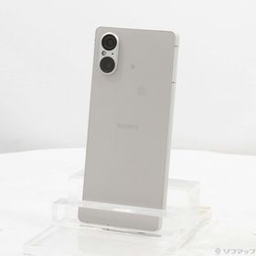(中古)SONY Xperia 5 V 256GB プラチナシルバー XQ-DE44 S2JPCX0 SIMフリー(352-ud)