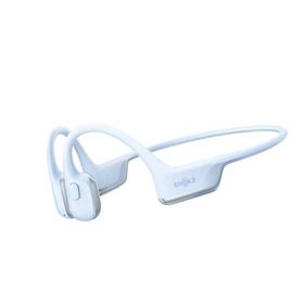 SHOKZ ブルートゥースイヤホン 耳かけ型 骨伝導 OpenRun Air 2 ［ワイヤレス(ネックバンド) / 骨伝導型 / Bluetooth対応］ アイスブルー SKZ-EP-000080