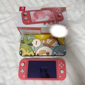 ニンテンドースイッチライト ピンク コーラル 本体 箱付き