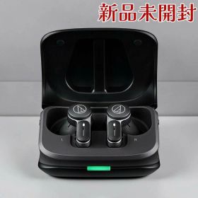 オーディオテクニカ ワイヤレスイヤホン ATH-TWX7 GY グレー ノイズキャンセリング LDAC マルチポイント Qi充電