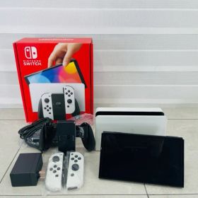 美品 任天堂 スイッチ 有機ELモデル 【中古】動作保証 Nintendo Switch HEG-001 ゲーム機 ホワイト/518275