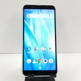 AQUOS sense3 basic 907SH SoftBank シルバー 送料無料 本体 c22506 【中古】