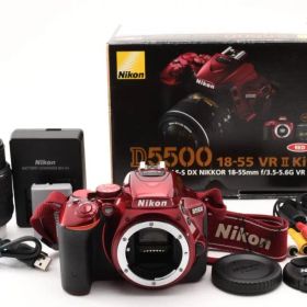 Nikon ニコン D5500 レッド レンズキット デジタル一眼レフカメラ